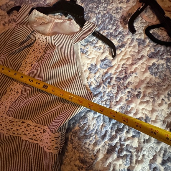 London Times Black and White Striped Dress - Picture 4 of 6